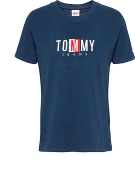 Camiseta TOMMY JEANS TIMELESS BOX Marino MUJER