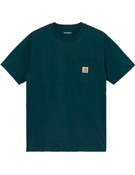 Camiseta Carhartt S/S Pocket Verde Hombre