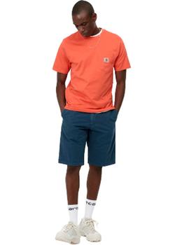 Camiseta Carhartt S/S Pocket Naranja Hombre