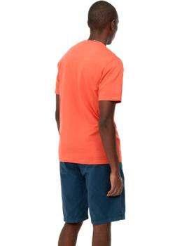 Camiseta Carhartt S/S Pocket Naranja Hombre