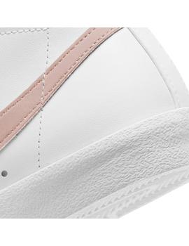 Zapatilla Nike Blazer mid'77 vintage blanca- rosa